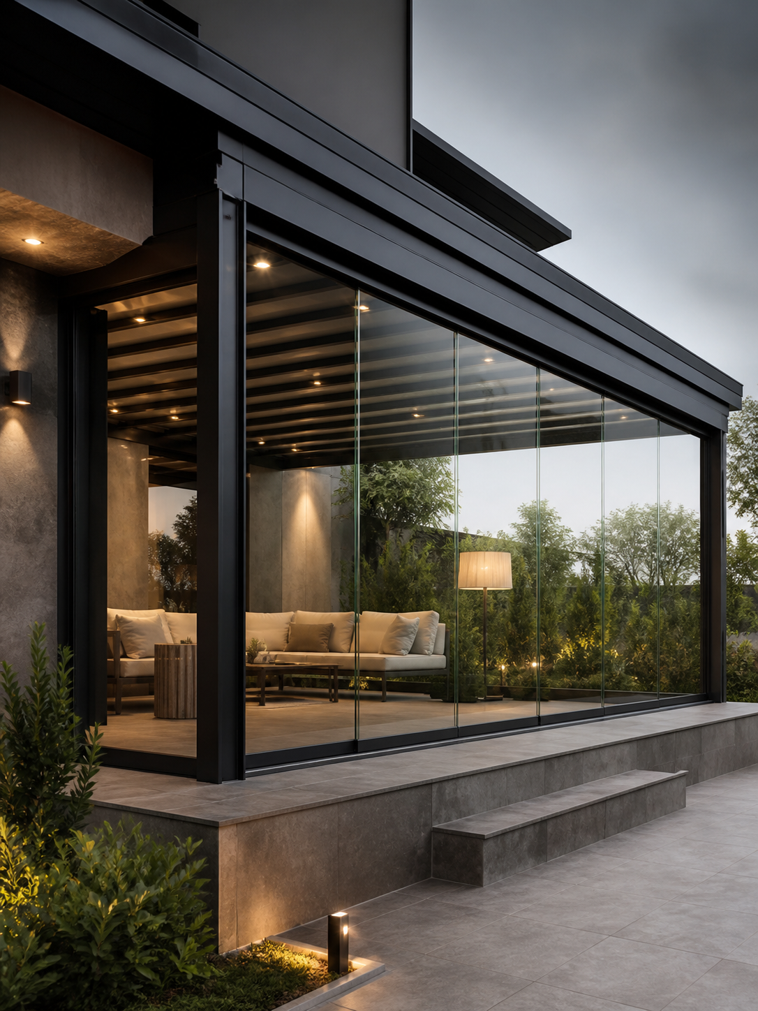 Cam balkon fiyatını etkileyen modern cephe uygulaması